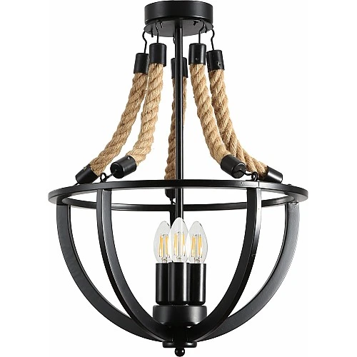  منتج ثريا حبال علاقي ثلاثي الإضاءة تصميم أنيق وحديث-HA/A3954/3