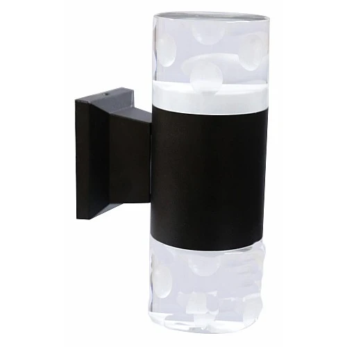  منتج انارة خارجيه كشاف بوابة لون الإضاءة أصفر ثنائي الاضاءة تصميم كريستالي أنيق وفريد-9461/2X7W/BK+WW