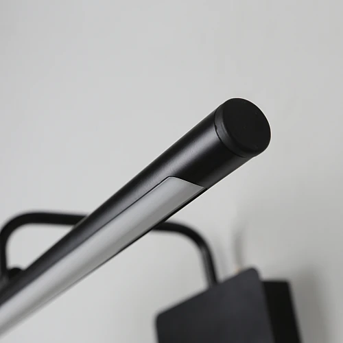 ابليك جداري مغسلة اسود لون الانارة 3اضاءات25 واط