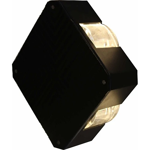  منتج إنارة جدارية خارجية وكشاف بوابة تصميم حديث وأنيق لون الانارة أصفر 4 اضاءات-9417/4X3W/BK+WW