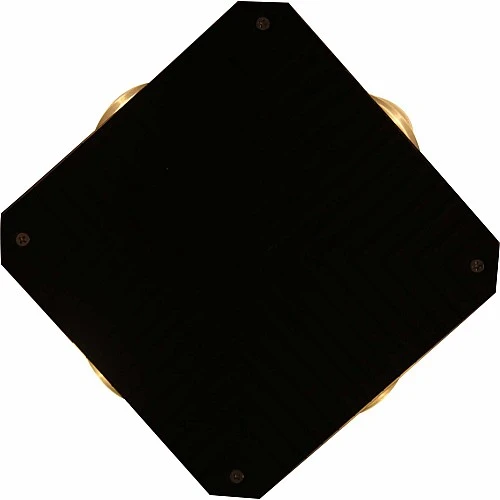  منتج إنارة جدارية خارجية وكشاف بوابة تصميم حديث وأنيق لون الانارة أصفر 4 اضاءات-9417/4X3W/BK+WW