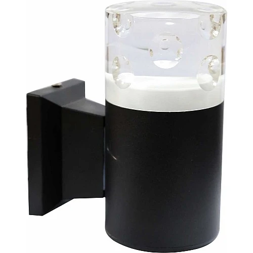  منتج لمبات جداري لكشاف بوابة لون الإنارة أصفر مفرد تصميم جميل ومميز-9460/1X7W/BK+WW