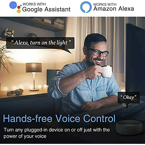 فيش ذكي ثلاثي متنقل تحكم عن بعد WiFi سهل الاستخدام يعمل باللمس تحكم بالجوال متوافق مع اليكسا وجوجل هوم توفل