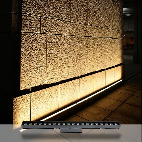 كشاف مسطرة عدسات لون الانارة اصفر متحرك 120 سم 40 واط