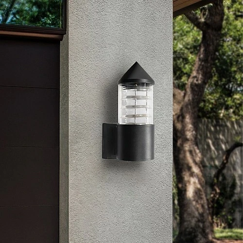  منتج كشاف بوابة 1 لمبة E27 مفرد-9139/1BK