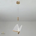 إنارة معلقة بتصميم ديكوري جذاب على شكل فراشة رومانسية اشراقة متعددة الألوان ( شمسي+ اصفر + ابيض )