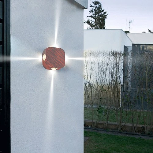  منتج كشاف اكس جداري 4 جهات احمر مع اصفر-9315/4X3Y/RD+WW