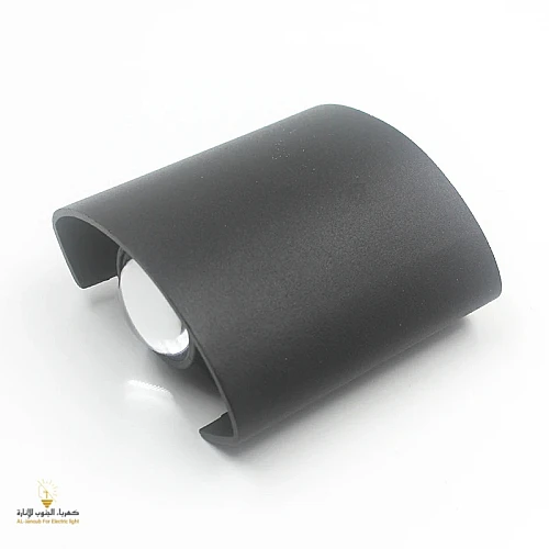  منتج كشاف بوابة لون الانارة اصفر مفرد1 عين مصنوع من البلاستيك المعالج-9458/2*1W/ABS+BK+WW