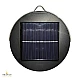 كشاف طاقة شمسية علاقي متنقل ويعمل بالطاقة الشمسية شكل اسود لون الانارة ابيض فلشر مع USB شحن