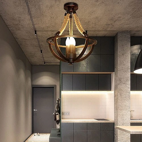  منتج ثريا حبال علاقي ثلاثي الإضاءة تصميم أنيق وحديث-HA/A3954/3