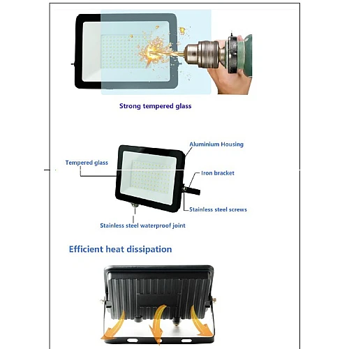 كشاف خارجي إنارة اصفر 100 واط كشاف خارجي إنارة اصفر 100 واط