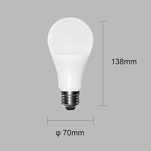 لمبة كروي لون انارة شمسي كريمي 15 واط E27