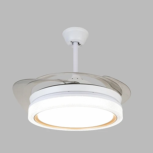  منتج مروحة السقف القابلة للطي ذهبي لون الانارة 3اضاءات 50 سم-HA/C5290FAN/500GD+3C