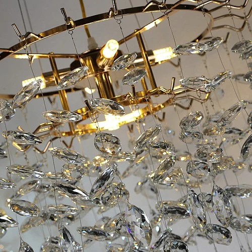 نجف مودرن ذهبي G9*6L قطر 46 سم