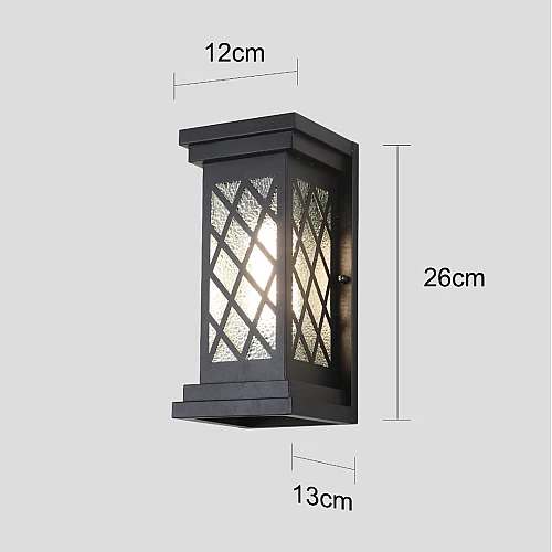 فانوس جداري اسود