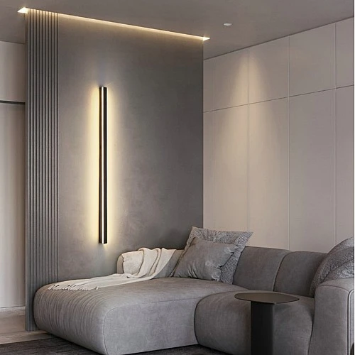  منتج ابليك جداري حديث بإطلاله هادئه ومريحه تعمل بالبطارية شكل اسود متعددة الألوان ( كريمي + اصفر + ابيض )-WA/C5294/BK+3CO