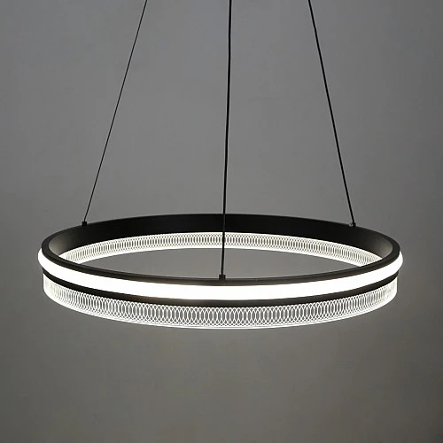 علاقي مودرن اسود لون الانارة 3اضاءات قطر 60 سم