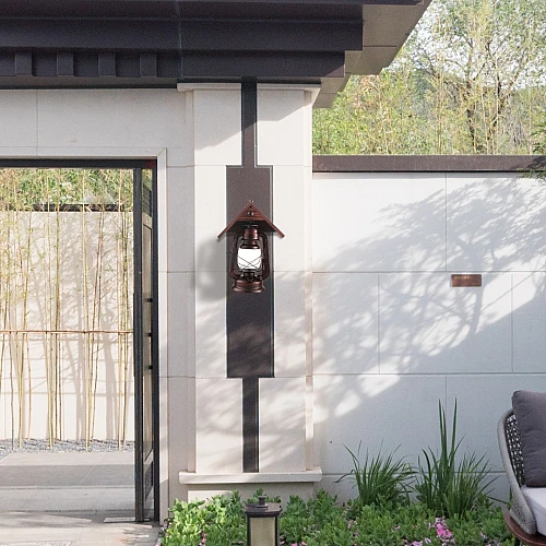 إضاءة جلو إيزي جدارية مفرد احمر بني E27