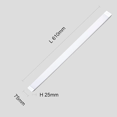 كشاف مستطيل غطاء ثلجي لون الانارة ابيض 30 واط مقاس 60 سم
