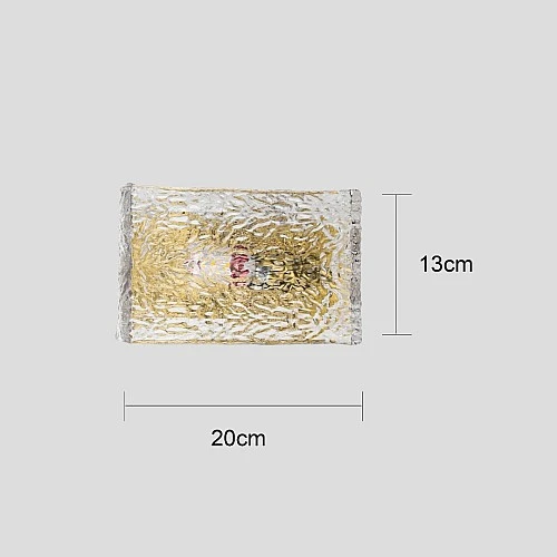 إضاءة ستار فيو جدارية مفرد نحاسي فخم