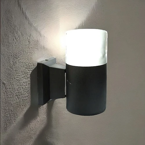  منتج إضاءة جدارية كشاف بوابة لون الإضاءة أصفر مفرد تصميم كريستالي حديث مع اضاءة مريحة وجميلة-9461/1X7W/BK+WW