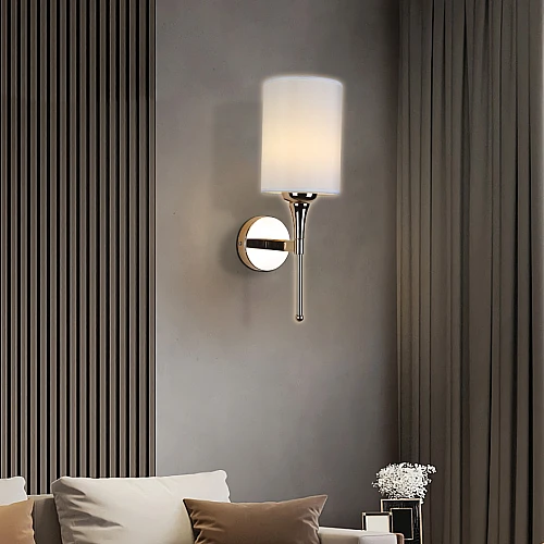 ابليك حائط جداري مودرن مفرد ذهبي E14*1L