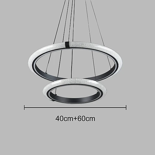 نجف مودرن اسود مع لون الانارة 3اضاءات 125 واط مجوز