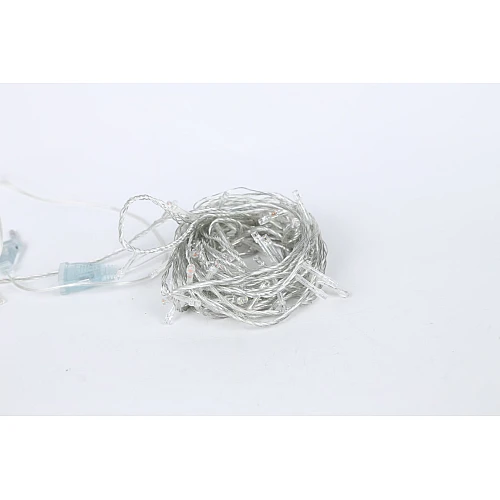 سلسلة عقد اضاءة طولية طول 30 متر لون الانارة اصفر تعمل بالكهرباء