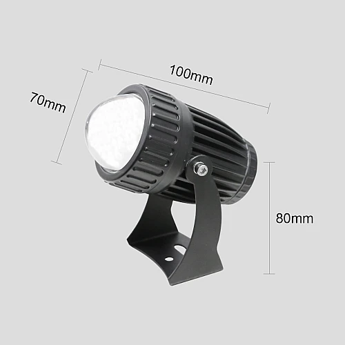 كشاف حديقة اصفر متحرك لون الانارة اصفر 10 واط