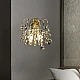 ابليك جداري مودرن ذهبي مع شفاف E14*2L ابليك جداري مودرن ذهبي مع شفاف E14*2L