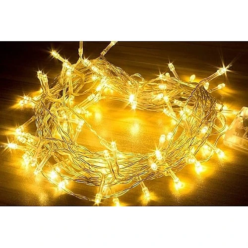 سلسلة اضاءة طولية 10 متر لون اصفر HU2463/10M/WW مقاومة للعوامل الخارجية