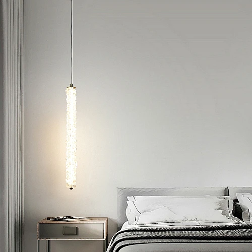 علاقي مودرن زيتي لون الانارة اصفر 20 واط 43 سم