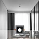 قاعدة سبوت لايت إطار جرم المنيوم متحرك 8 سم لون اسود تصميم عملي قاعدة سبوت لايت إطار جرم المنيوم متحرك 8 سم لون اسود تصميم عملي