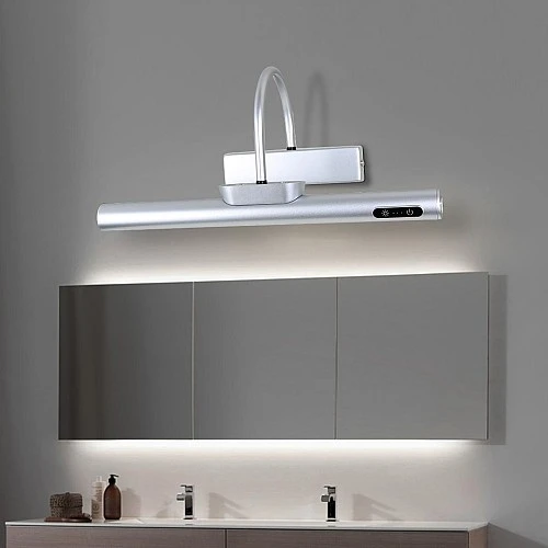  منتج ابليك حائط تعمل بطارية جرم فضي لون الانارة 3 اضاءات 5 واط-BA/W3000/SL+3CO