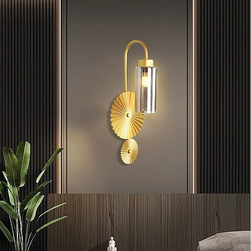 إضاءة لايت سكاي الأجواء جدارية مفرد زيتي مع رمادي