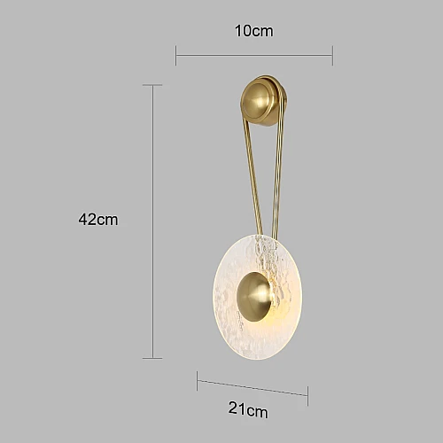 ابليك حائط جداري مودرن زيتي لون الانارة 3اضاءات 5 واط