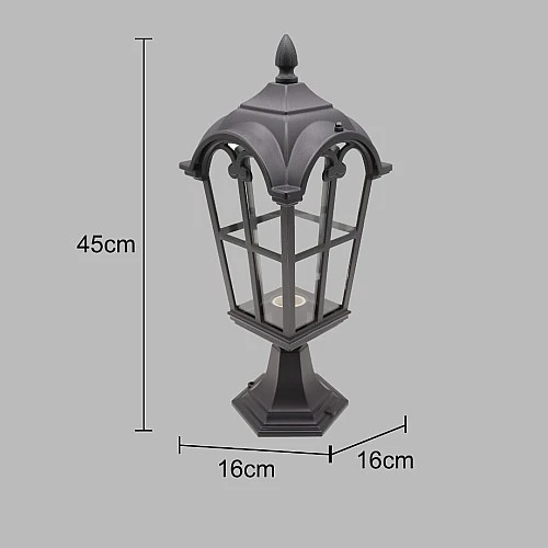  منتج فانوس جلاسي اسود-6170S/BK