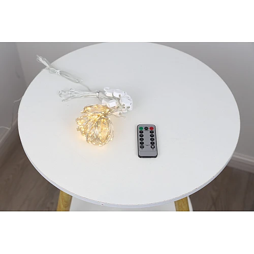 سلسلة مصابيح ستارة إضاءة عقود 8 اوضاع اضاءة سلسلة انارة للحفلات و غرف النوم و حديقة المنزل والاماكن الخارجية والداخلية وديكورات الجدران لون الاضاءة اصفر 2 متر × 3 متر مع ريموت تحكم