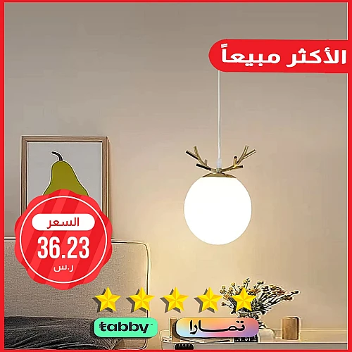 نجف أوبل ليت علاقي مفرد دائري عصري قاعدة E27 معلقة