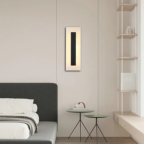 ابليك حائط جداري مودرن اسود لون الانارة 3اضاءات 5 واط مفرد