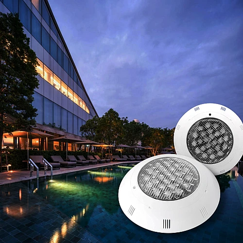 كشاف شلال ملون مع ريموت 12 عدسات قاعدة معيار مقاومة للعوامل الخارجية IP68 (يحتاج الى إضافة محول كهربائي خارجي) 12 واط