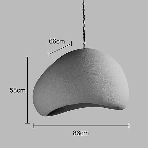 علاقي مودرن رصاصي E27*1L قطر 80 سم