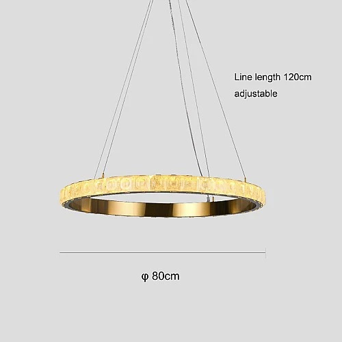 ثريا أوبتيما شلندر مودرن زيتي مع لون الانارة 3اضاءات متغيرة قطر 80 سم