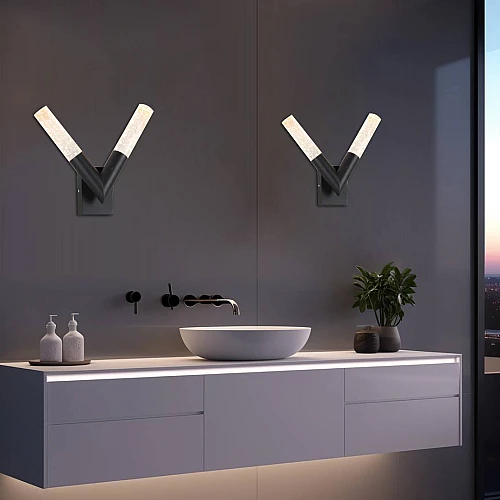 ابليك مودرن اسود لون الانارة 3 اضاءات واط 5