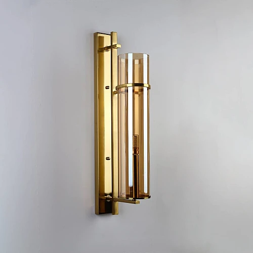 إضاءة سباركل وول جدارية مودرن مفرد زيتي مع ذهبي لمبة 1