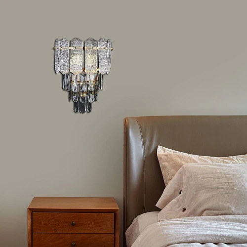 إضاءة حائط مودرن ذهبي E14*2L