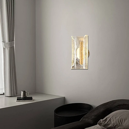 إضاءة ابليك حائط مودرن ذهبي لون الانارة 3 اضاءات واط 5