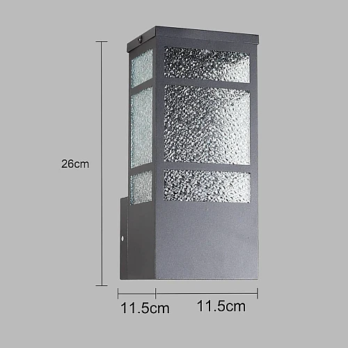 فانوس جداري خارجي اسود E27
