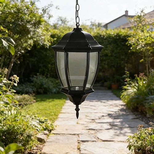 فانوس علاقي اسود كبير