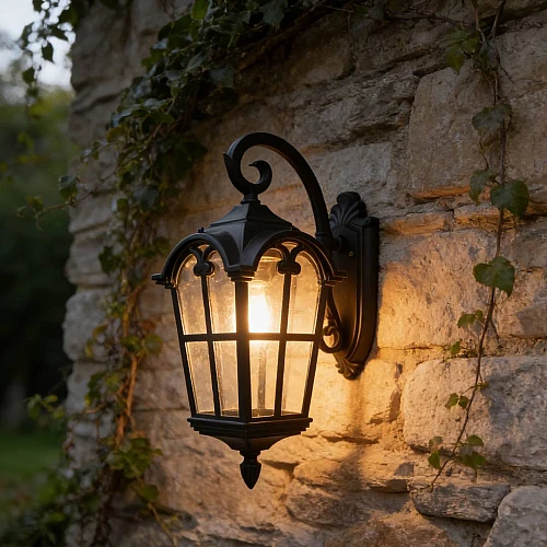 فانوس جداري اسود